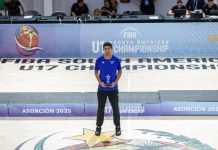 Kevin Gutiérrez, en el Quinteto Ideal del Campeonato Sudamericano FIBA Sub-17 Masculino 2025