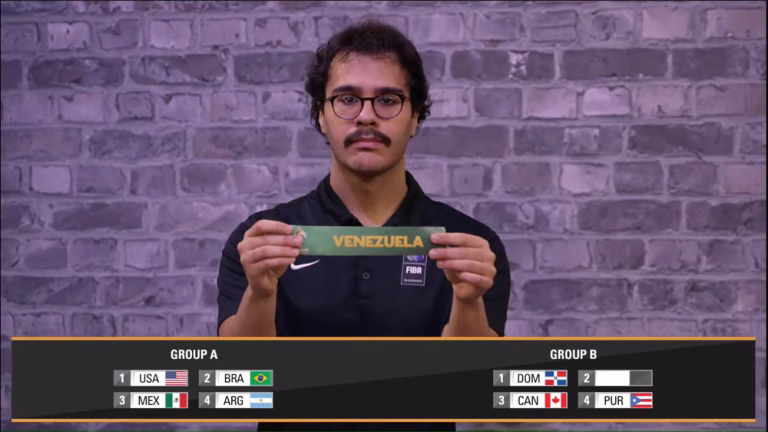 FIBA AmeriCup Sub-18 2026: Venezuela jugará ante República Dominicana, Canadá y Puerto Rico en la fase de grupos