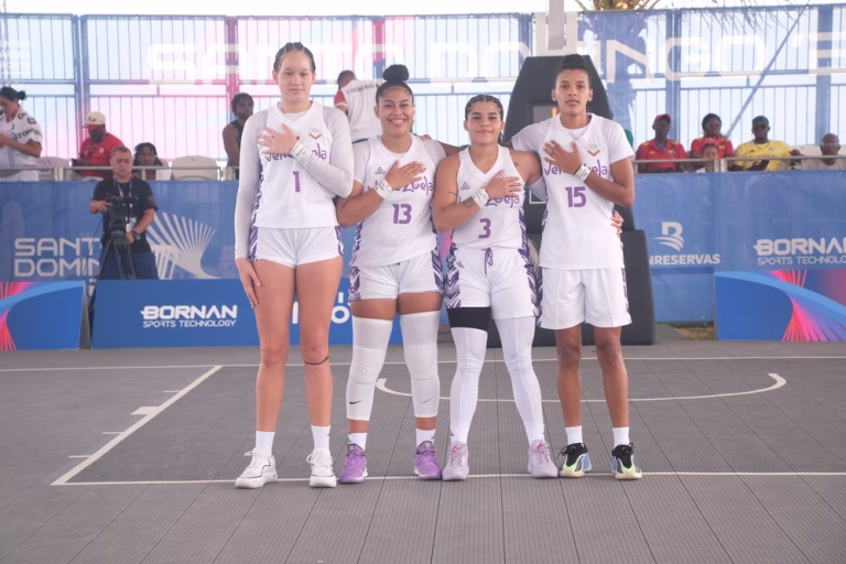 La selección 3×3 femenina de Venezuela ganó la medalla de plata en los XXV Juegos Centroamericanos y del Caribe Santo Domingo 2026